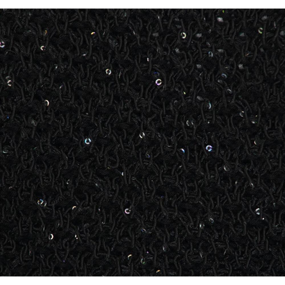 Asta Resort Grace Sequined Crochet Crop Tank Top XS Black NEW NWT - Picture 5 of 13